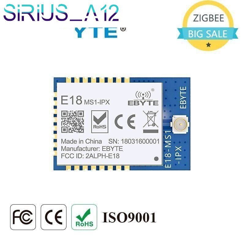 Zigbee IO CC2530 2.4GHz 2.5mW IPX Antenna IoT Wireless Transceiver RF Module