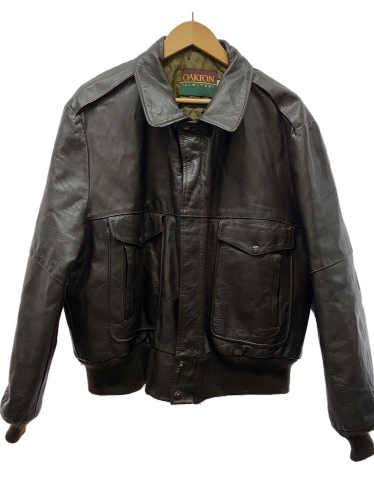 Oakton Leather Jacket XL Brown 2296