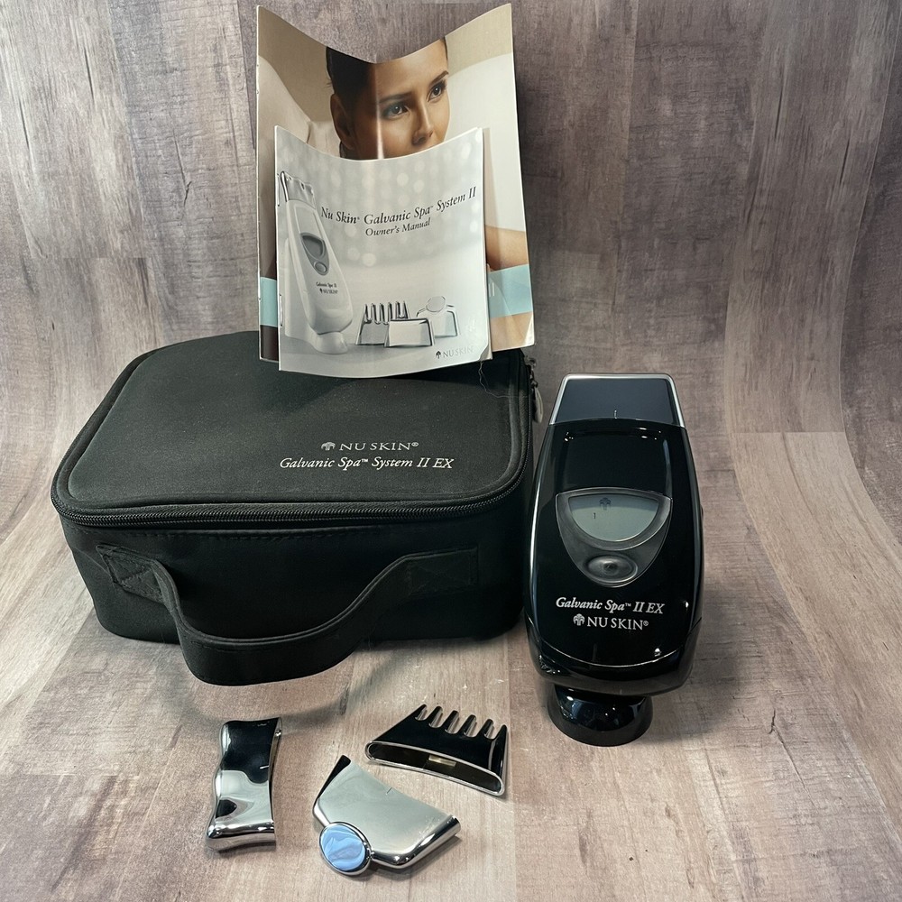Nu Skin Galvanic Spa II System Facial Skincare Accessories - Device, heads, case