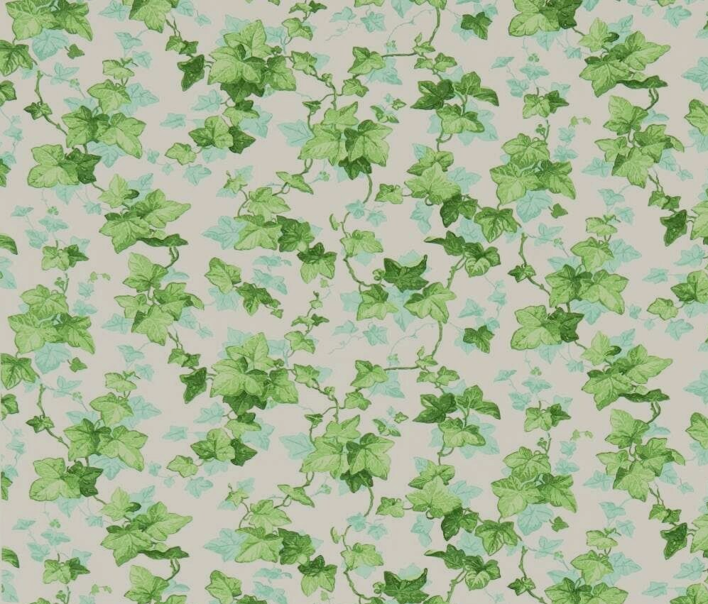 Sanderson Hedra 3.4m Green Vintage Curtain Fabric