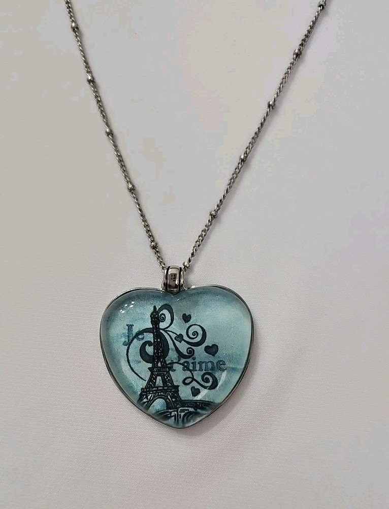 Brighton Blue Heart Love Reminds Us Pendant Necklace