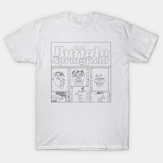 Rock Music Buffalo Springfield T-Shirt For What It's Worth Stephen Stills
