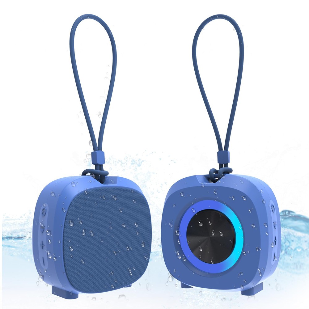 Portable Bluetooth Speakers with RGB Lights IPX5 Waterproof Wireless TWS Design