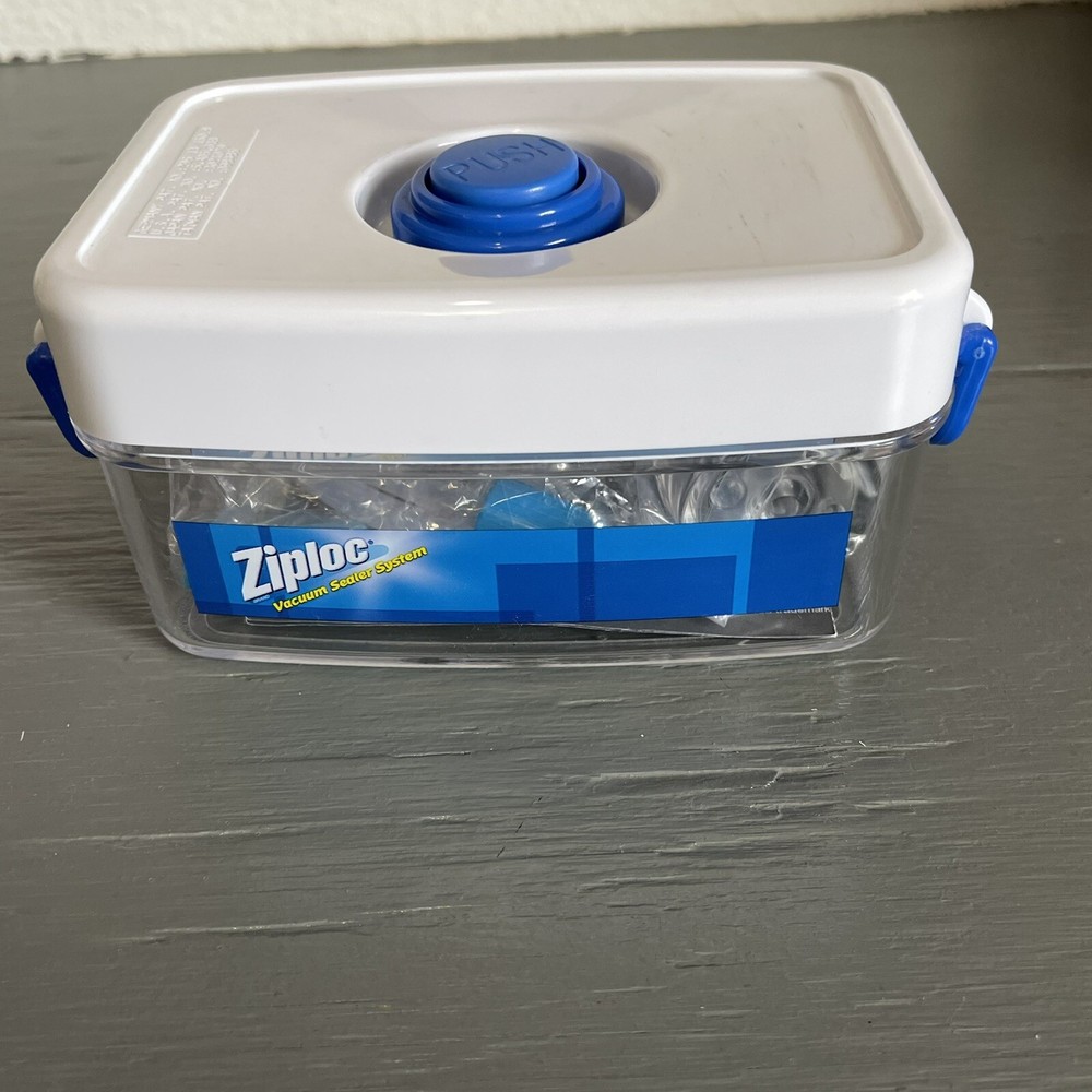 Zip Loc Vacuum Sealer System Canister and Attachment New