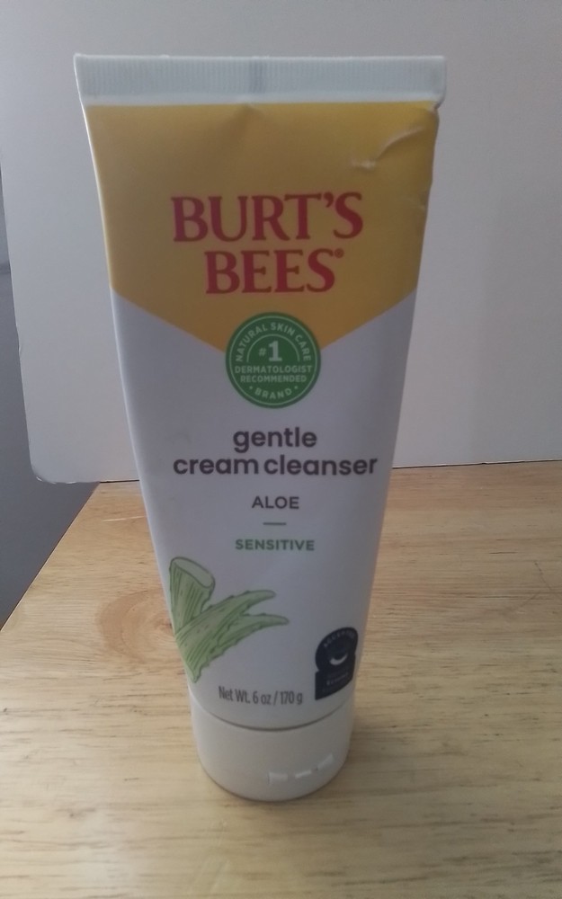 Burt's Bees Sensitive Solutions Gentle Cream Cleanser Aloe 6 oz
