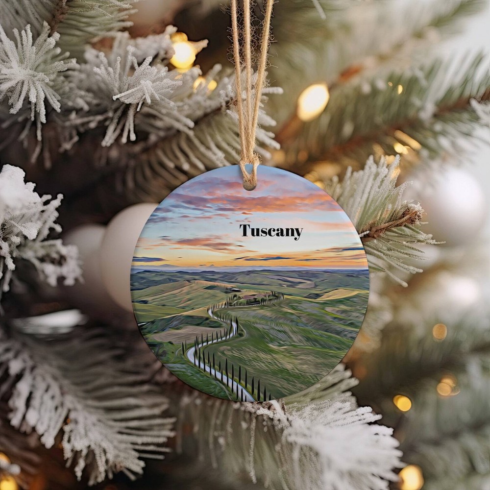 Tuscany Ornament Christmas Ornament Tuscany Gift Christmas Gift Tuscany