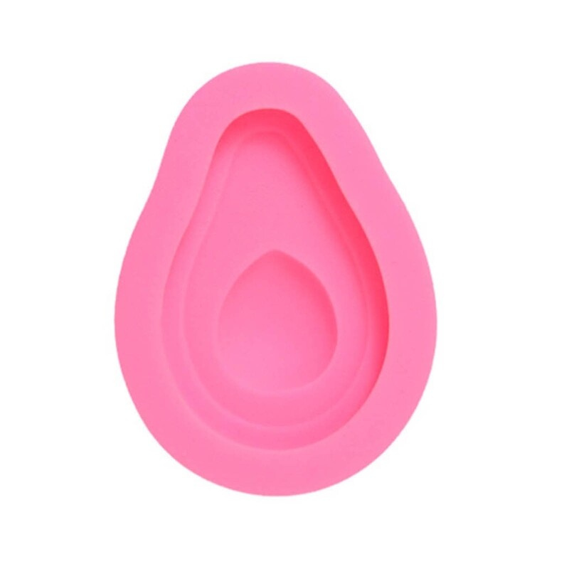 3D Avocado Crystal Pendant DIY Silicone Mold for Crafts