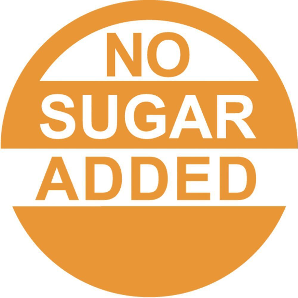 HUBERT® Food Advisory Labels White Imprint 