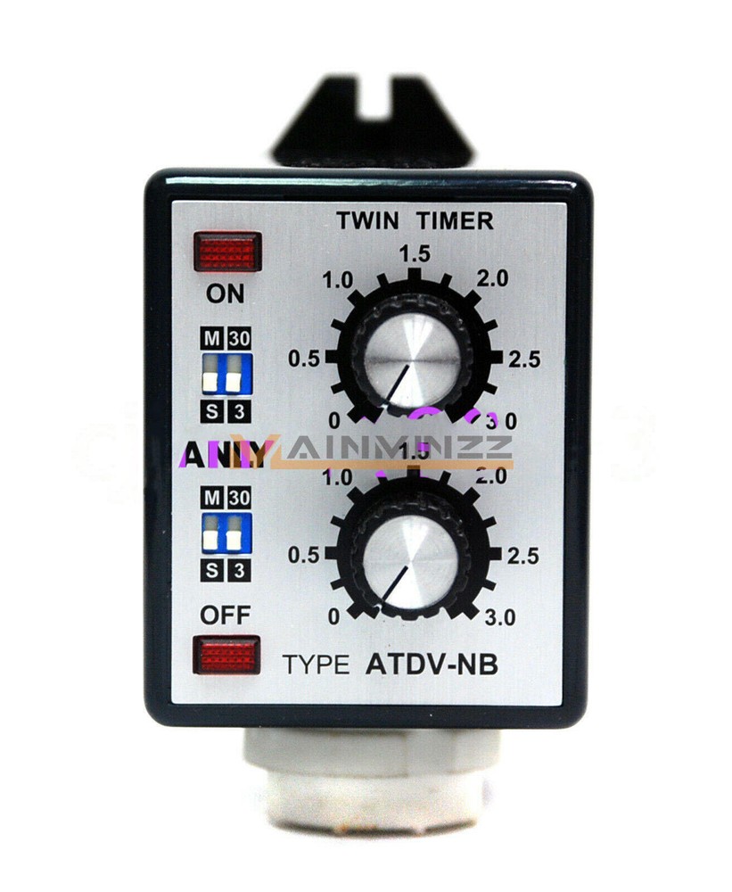 ONE ANLY Twin Timer ATDV-NB 3S-30M Delay Relay 110V/220V Industrial