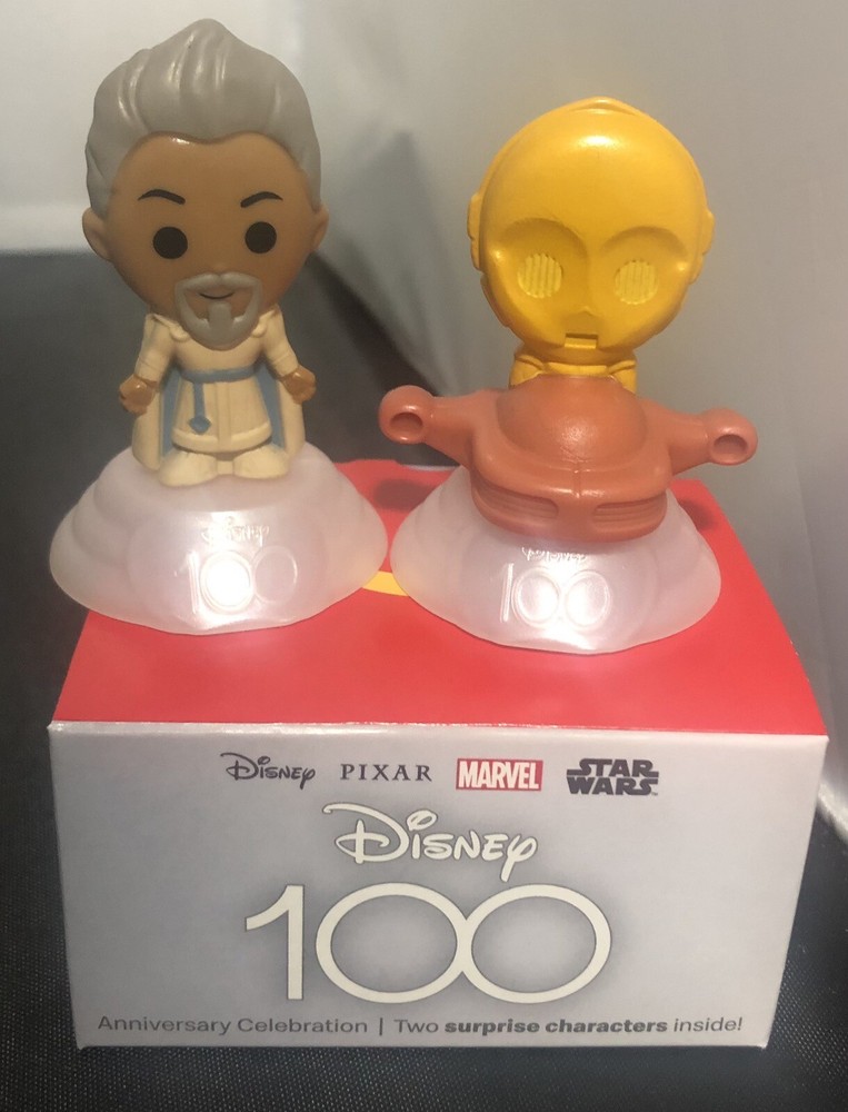 Walt Disney 100 Years of Wonder McDonald's Happy Meal Toy-C-3PO & King Magnifico