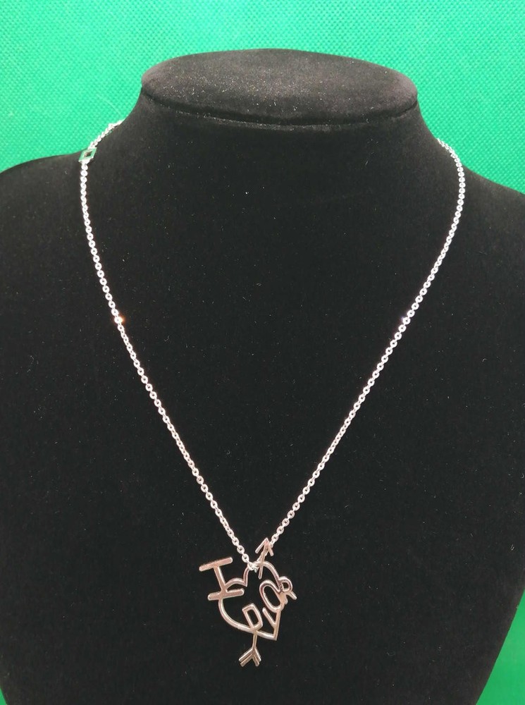 Dior Steel I Love Necklace Y0619 Elegant & Durable