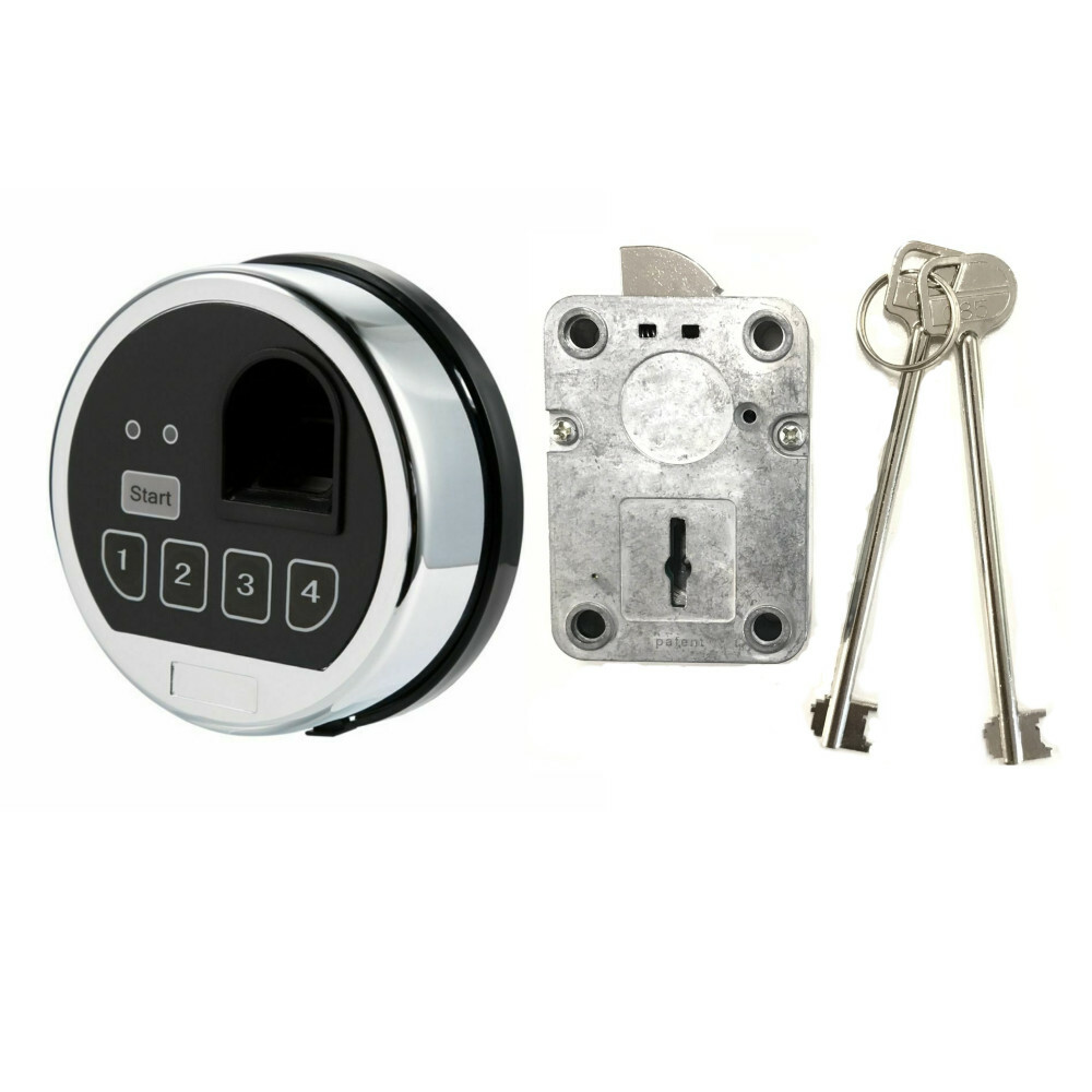 Biometric Fingerprint Safe Electronic Lock Replacement for S&G Right Hand with 2 Keys-image