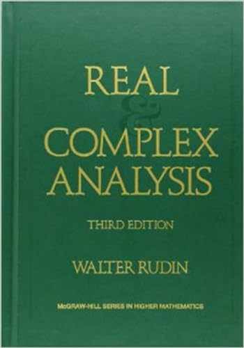 Real and Complex Analysis (Higher - Hardcover, by Rudin Walter - Acceptable