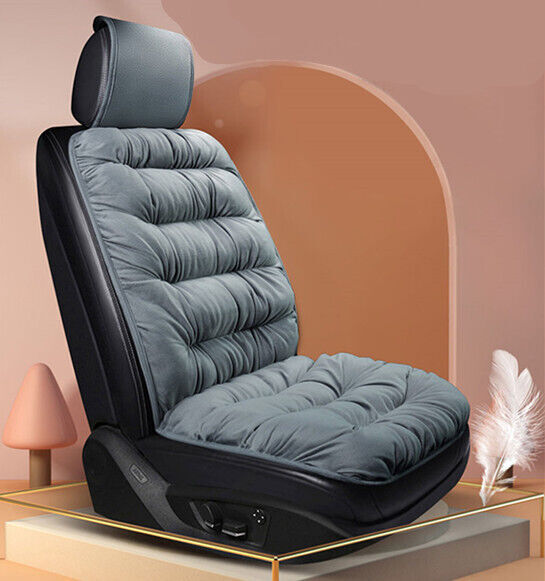 1xCar Front Seat Cushion Winter Thicken Plush Cover Protector Pad Interior Parts
