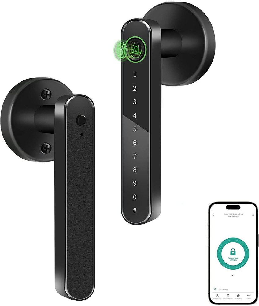 WiFi Smart Door Lock with Biometric Fingerprint & App Control-image