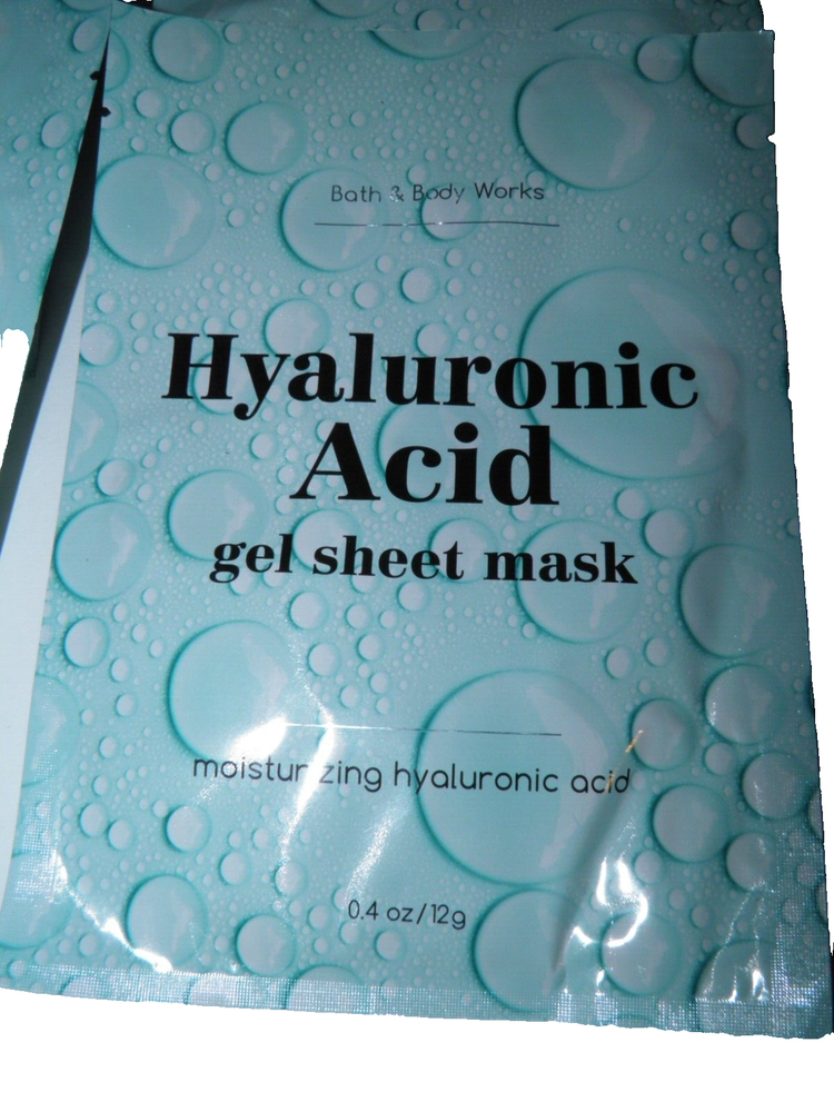 8 Bath & Body Works HYALURONIC ACID GEL SHEET FACE MASK