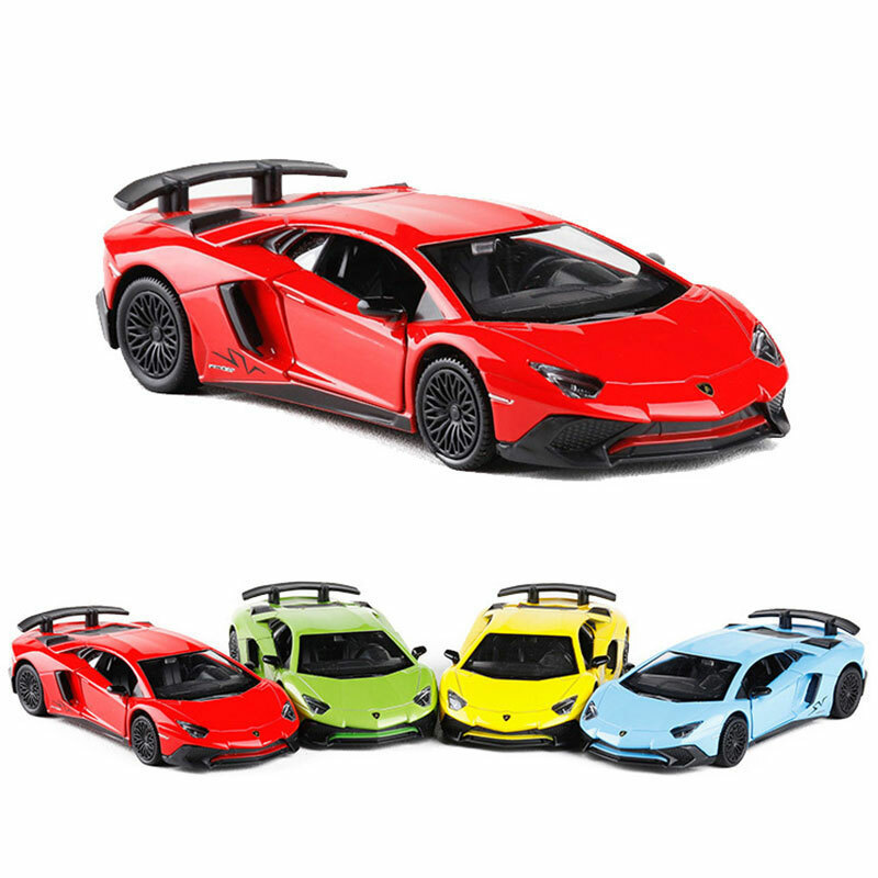 1:36 Lamborghini Aventador LP750-4 SV Model Car Diecast Toy Cars Kids Gifts