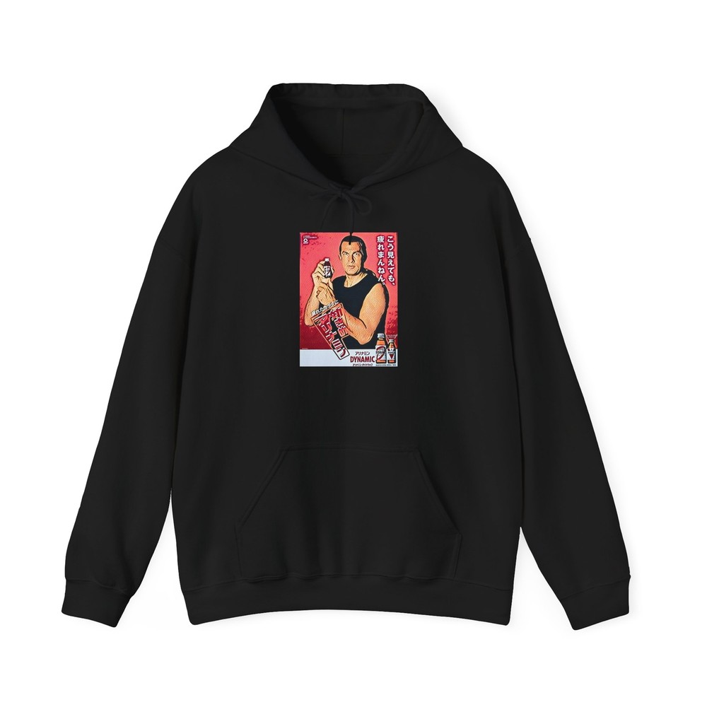 Steven Seagal Graphic Print Crew Neck LS Unisex Heavy Blend™ Hooded Sweatshirt