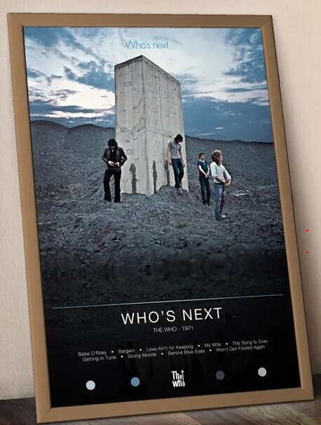 The Who Poster | Who's Next Poster | Album Poster Prints | Wall Decor Posters