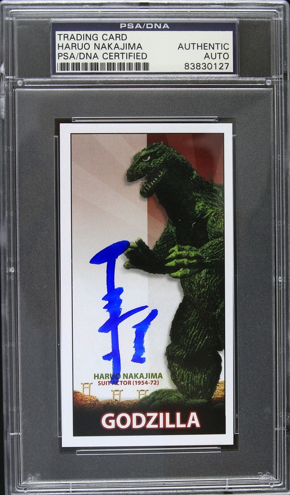 1954-1971 Haruo Nakajima Godzilla Signed LE Trading Card (PSA/DNA Slabbed)