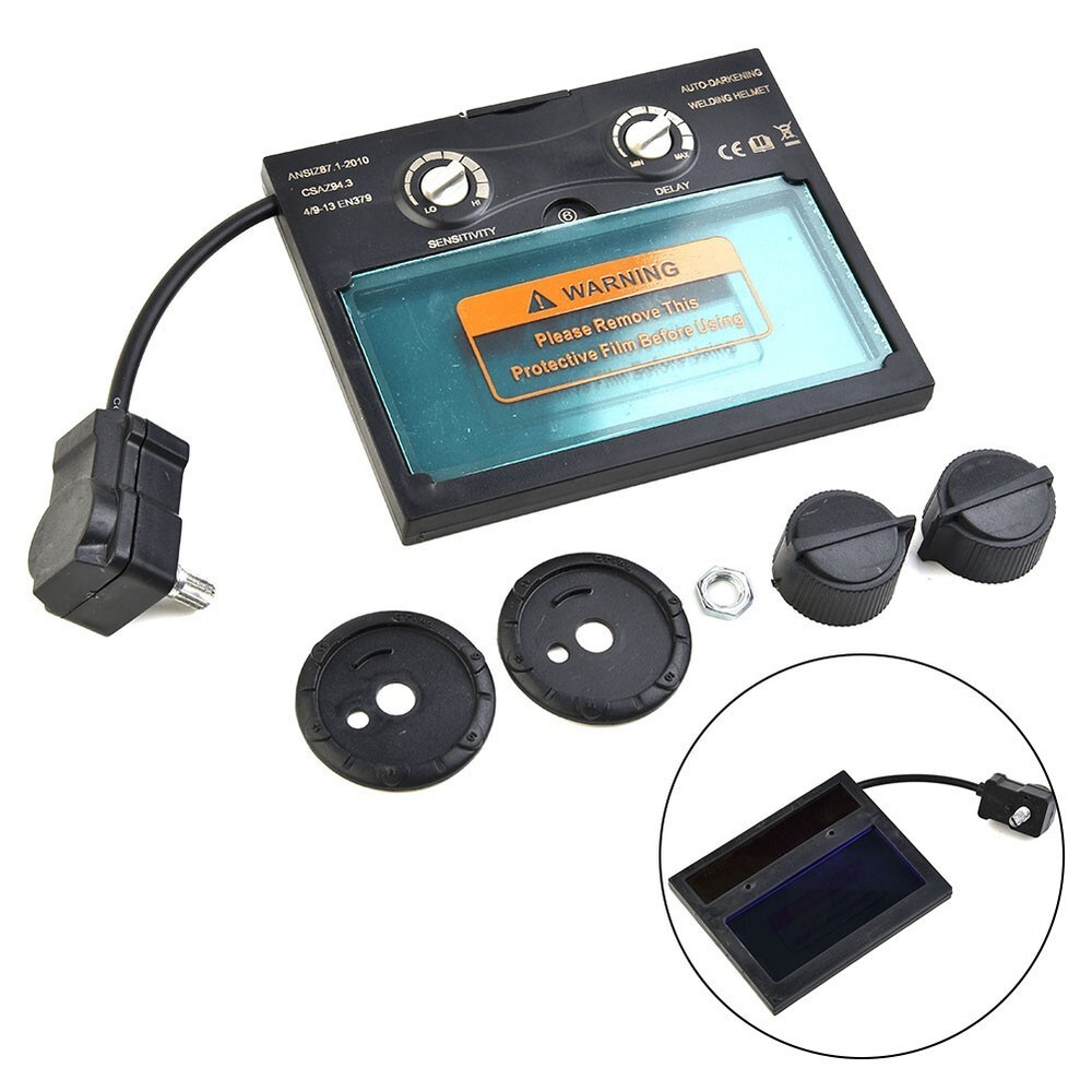 Solar Pro Auto-Darkening Welding Helmet Lens WS1000A with Automated Filter-image