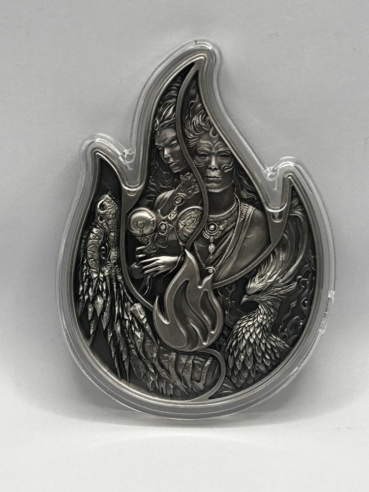 2 oz silver Stacker Eternal Flame .999 Silver