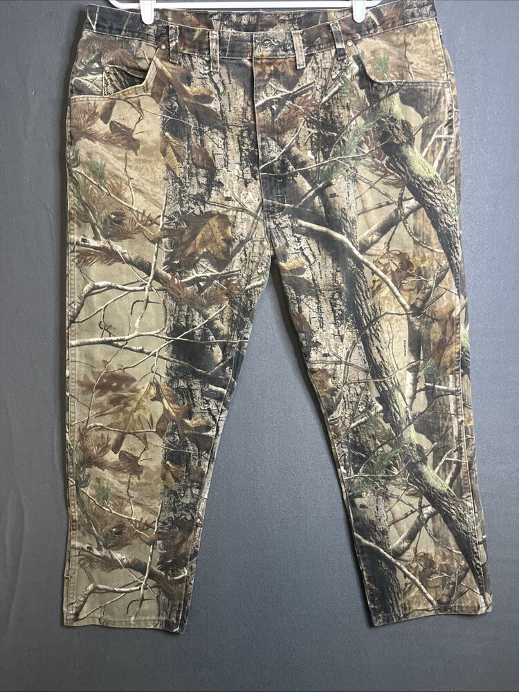Wrangler Pro Gear Realtree Camo Insulated Pants Hunting Jeans Mens 44x30 PG001AP