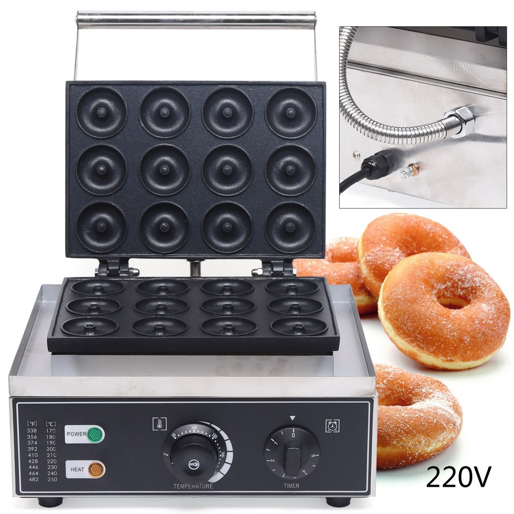 Commercial Donut Machine Doughnut Baker Mini Donut Maker Machine Non-stick 5cm