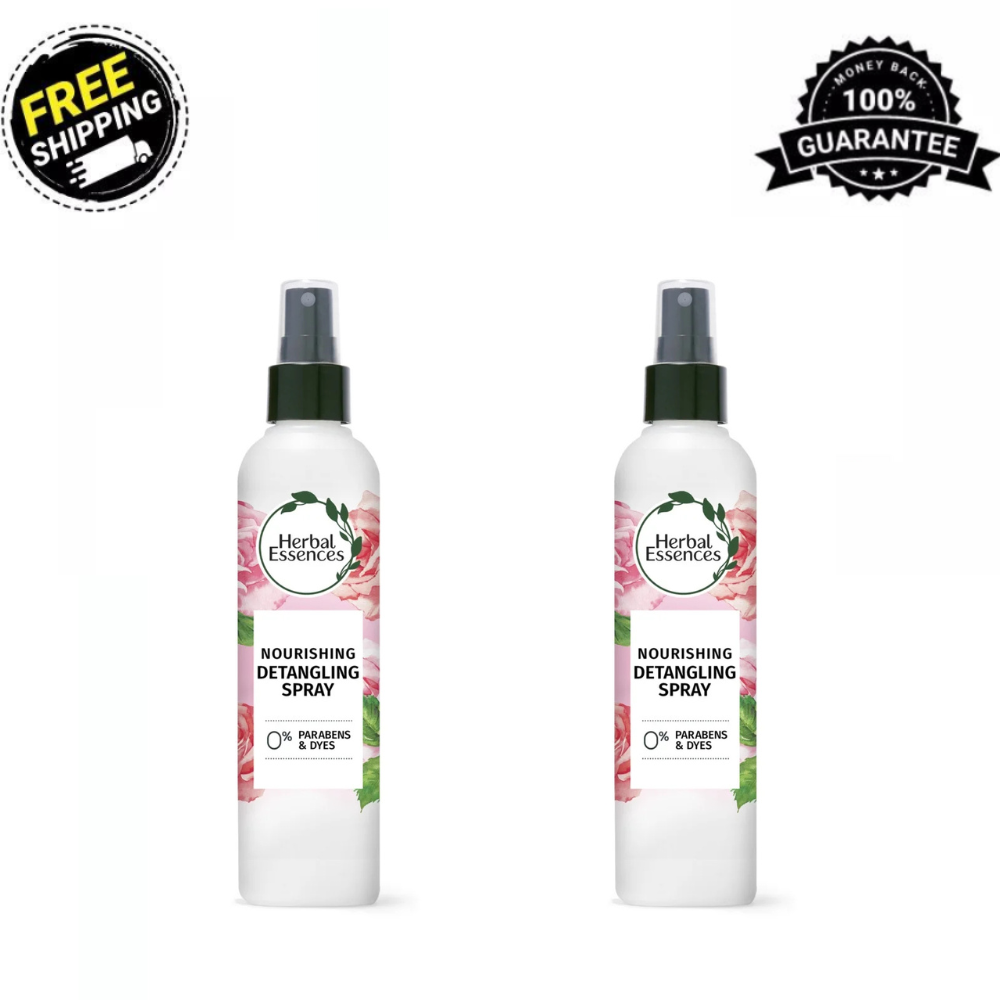 ( 2 PACK ) Herbal Essences Nourishing, Smoothing and Detangling Spray, 7 fl oz