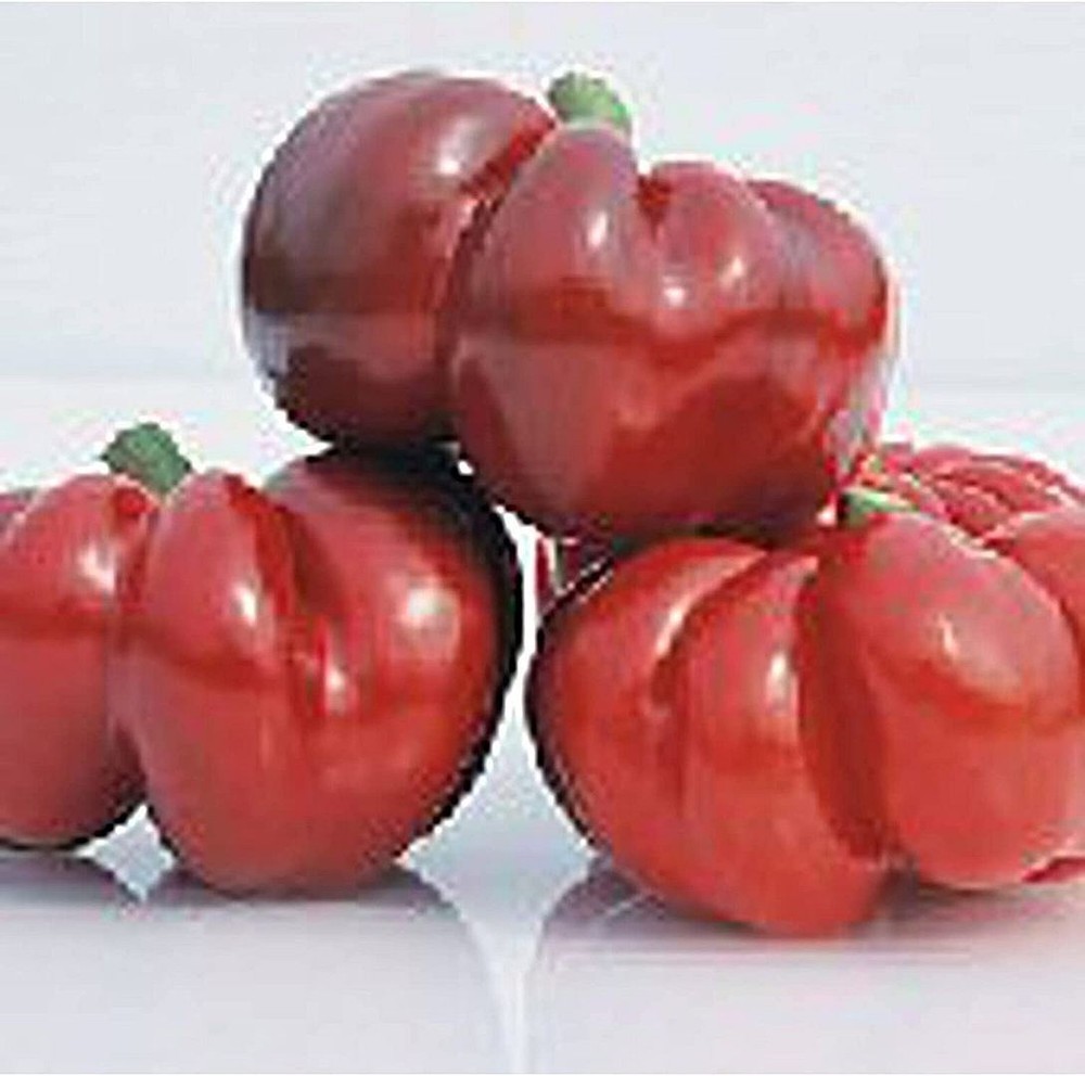 25 Seeds Round of Hungary Sweet Peppers Seeds (More Heirloom Organic Non GMO Veg