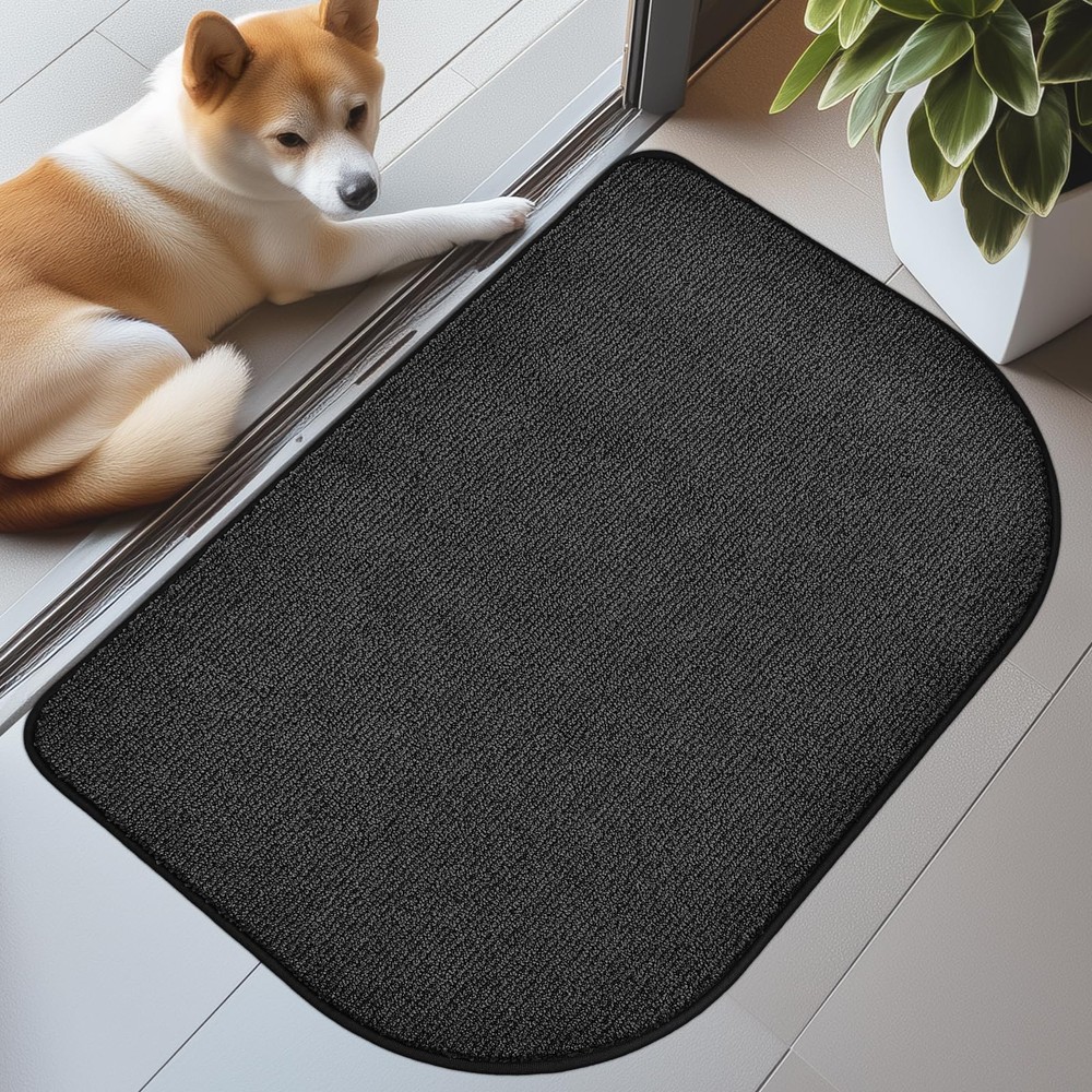 Dirt Trapper Washable Dog Door Mat 24x35.5 Inches for Kitchen Mud Room Entryway