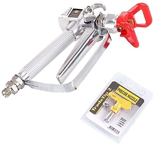 Tpaitlss Airless Paint Spray Gun with 517 tip Swivel Joint 3600PSI High