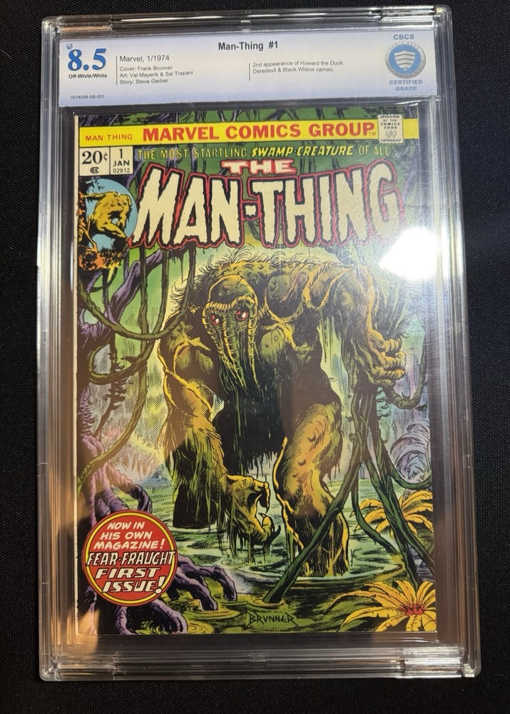 Man-Thing (1974) #1 CBCS 8.5 VF/NM Marvel Comics Horror 1974 Bronze Age