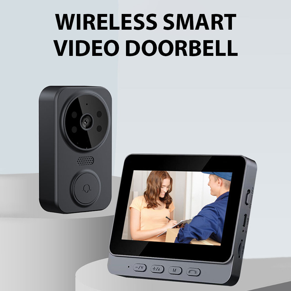 Wireless Visual Doorbell Camera Video Monitor for Villa Home Apartment Y0W1-image