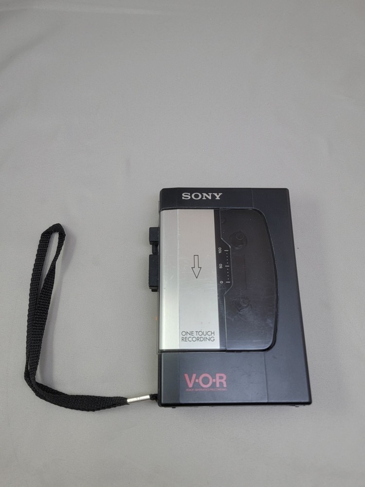 Vintage Sony TCM-31 Cassette Player Recorder Walkman with One-Touch Recording 4 Parts