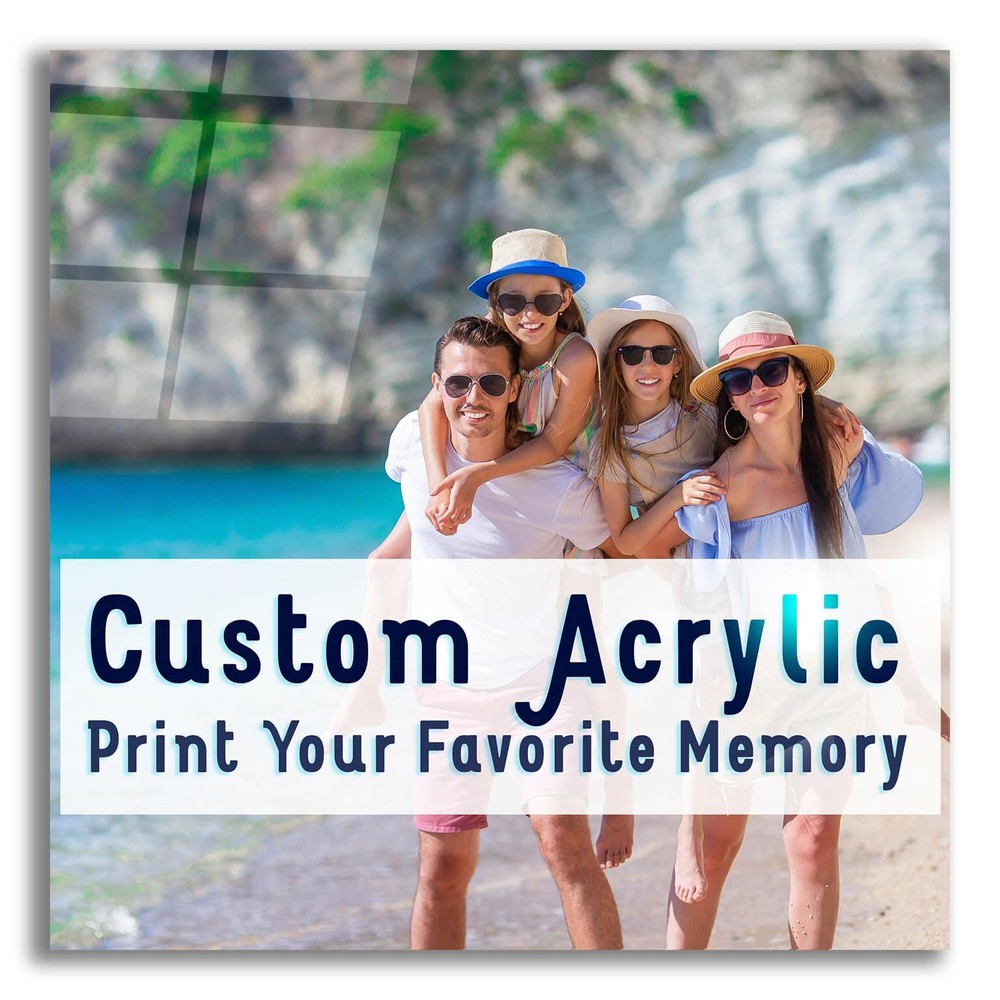 Your Photo or Image Printed on Custom Acrylic Wall Art, 12