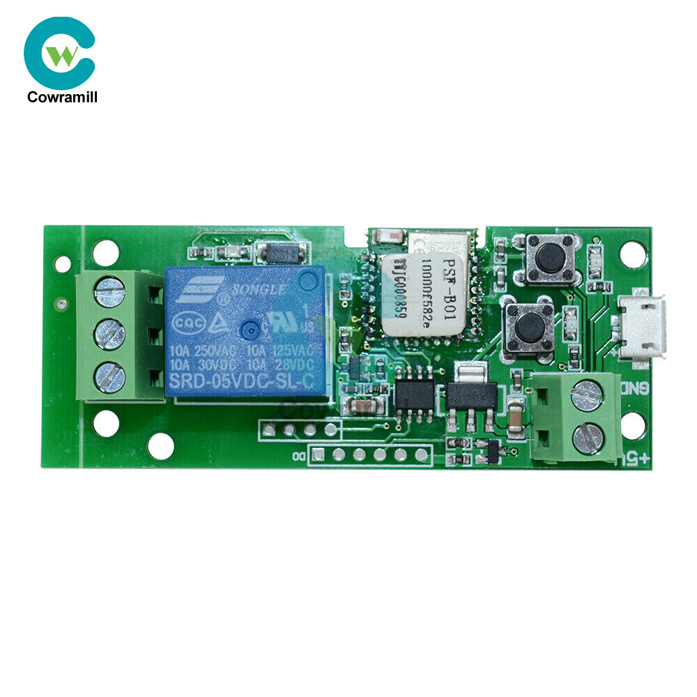 DC 5V WiFi Wireless Smart Switch Relay Module for Home Apple Android APP Control