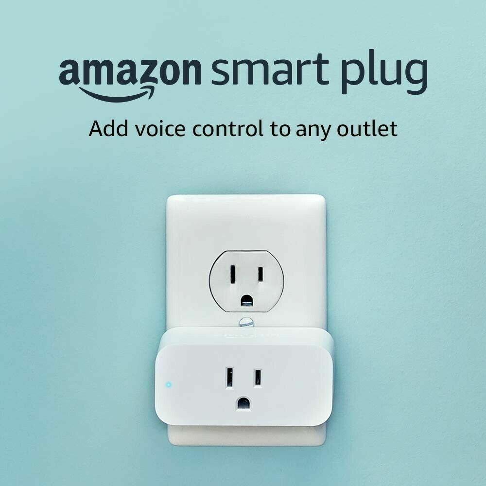 Amazon Smart Plug, Works With Alexa, Voice Control Brand New  FAST SHIPPING L@@K-image
