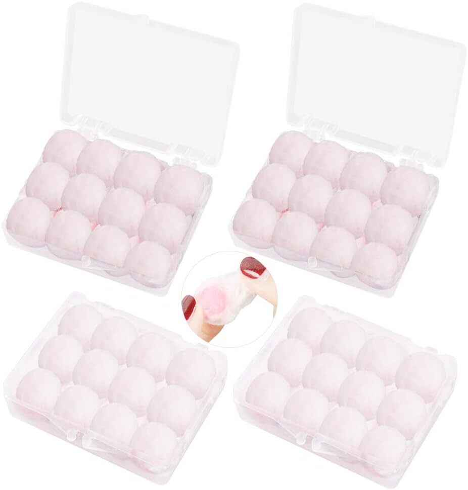 24 Pair Wax Ear Plugs for 12 Count (Pack of 4), [Black, Brown, Cream, White]