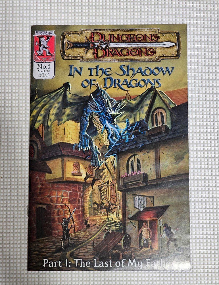 Dungeons & Dragons Issue 1 First Printing 2001 Vintage Independent Comic Book