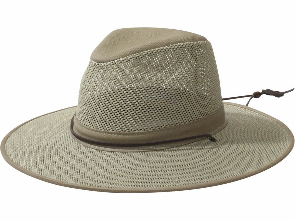 Henschel Men's Aussie Pack Breezer Hat in USA Khaki by Marine Visual  -image