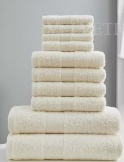 EGYPTIAN LUXURY 100%  COTTON TOWEL  6 Piece Bale Set Face Hand Bath  Towel .