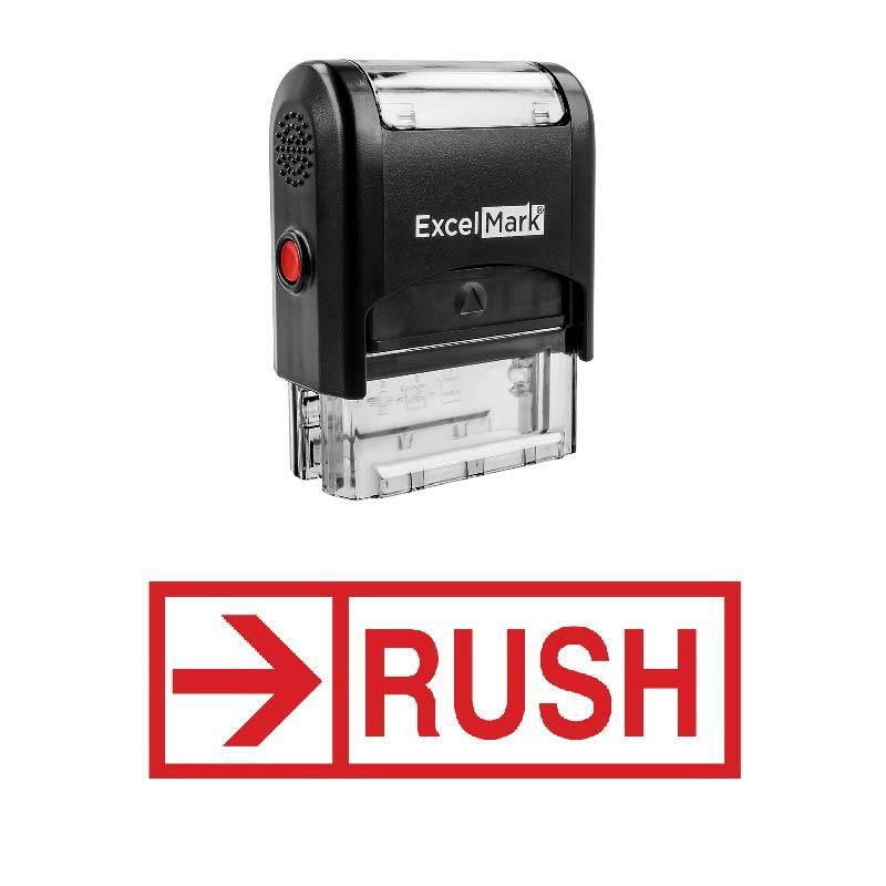 Arrow RUSH Stamp - Self-Inking / Red