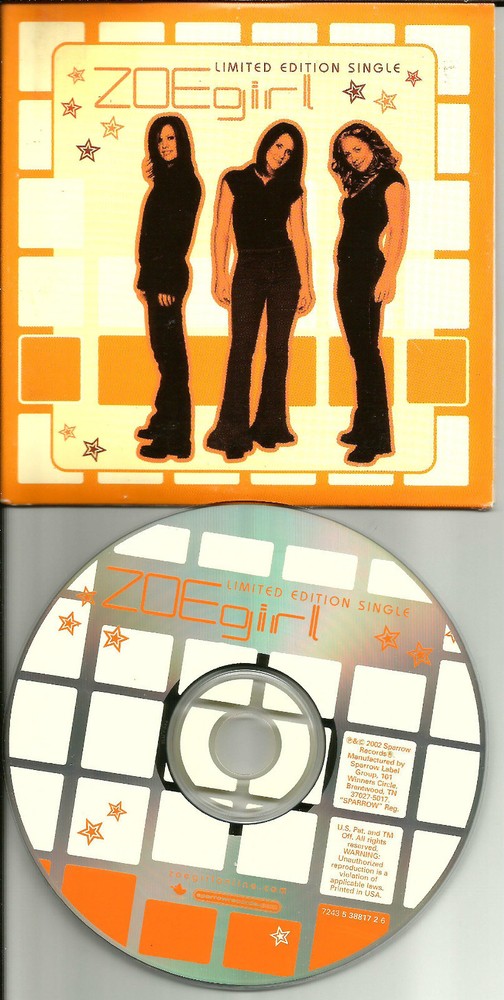 ZOEgirl Limited BONUS 2 UNRELEASED & 2 REMIX TRX PROMO CD single Zoe Girl 2002