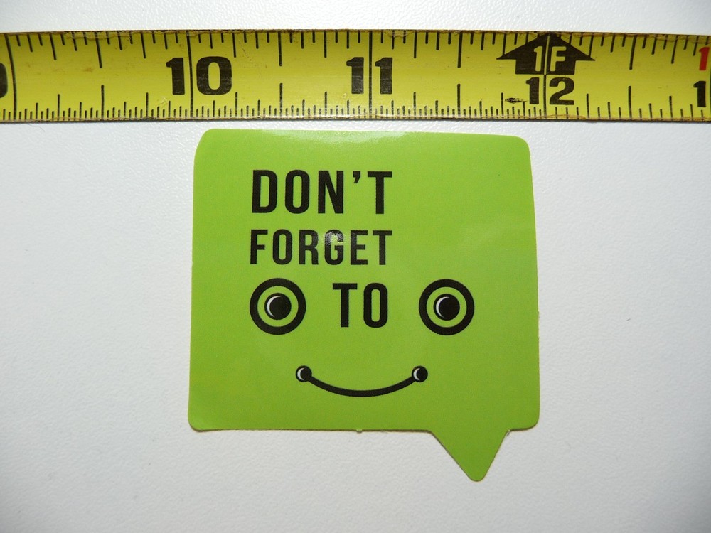 DON'T FORGET TO HAPPY POSITIVE DECAL STICKER MOTIVATIONAL MOTIVATE