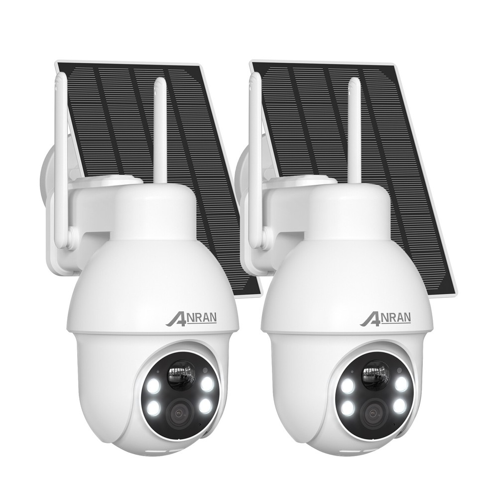 5MP Solar Battery Wireless Security Camera System WiFi Home Outdoor 2 Way Audio