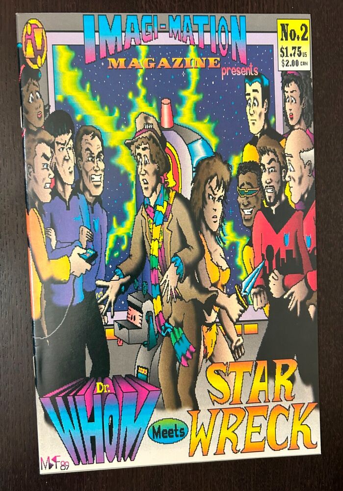 IMAGIMATION #2 (Comics 1990) -- Doctor Who / Star Trek Parody -- Independent