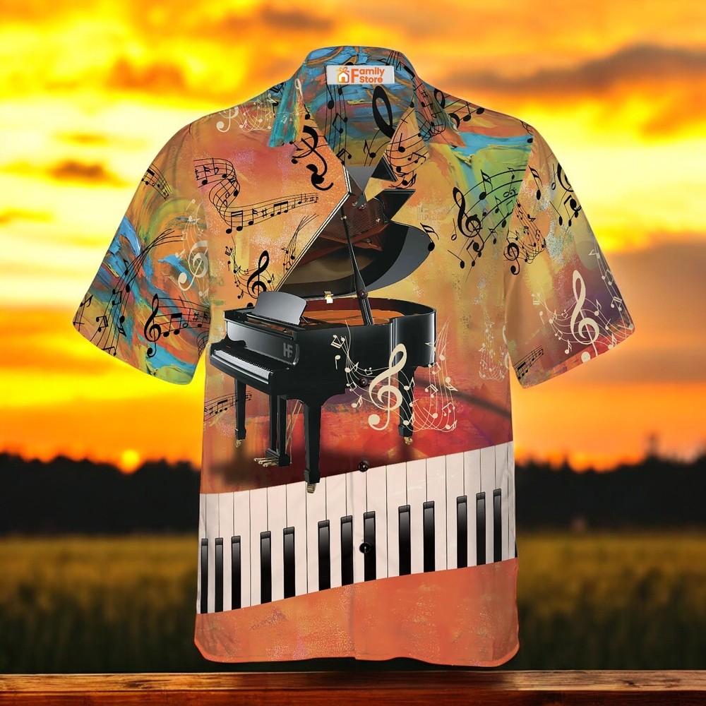 Let The Piano Guide To The World Hawaiian Shirt