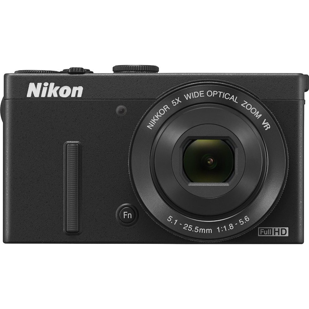 Nikon COOLPIX P340 Digital Camera 12.2MP 5x Optical Zoom Black Date/Time Stamp