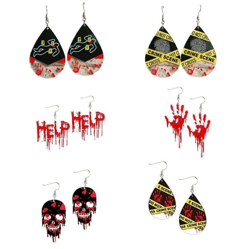 Halloween-Themed Drop Earrings for Party Wear and Festive Occasions